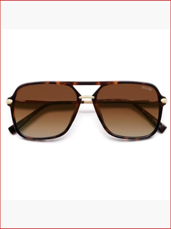 Square Retro Polarized Sunglasses for Women & Men main image 3